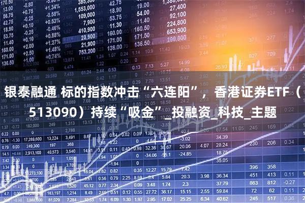 银泰融通 标的指数冲击“六连阳”，香港证券ETF（513090）持续“吸金”_投融资_科技_主题
